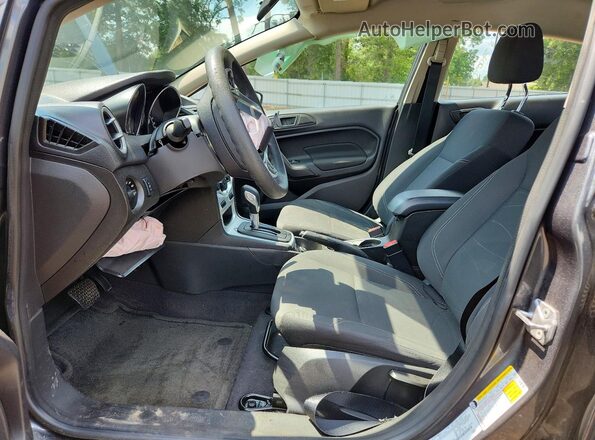 3FADP4BJ4JM123623 2018 FORD FIESTA Charcoal Вид салону спереду