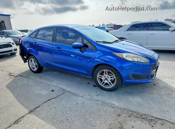 3FADP4BJ4JM129745 2018 FORD FIESTA Синий Передняя правая четверть