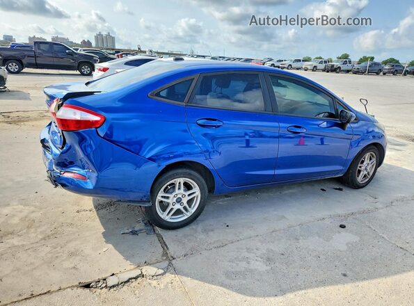 3FADP4BJ4JM129745 2018 FORD FIESTA Синий Задняя правая четверть
