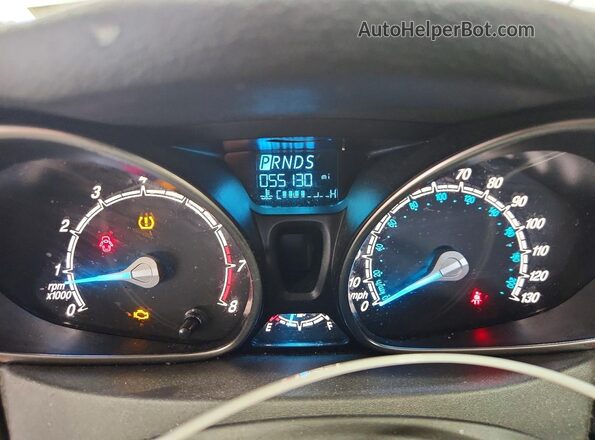 3FADP4BJ4JM132922 2018 FORD FIESTA White Instrument cluster view