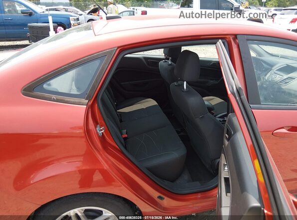 3FADP4BJ4KM160995 2019 FORD FIESTA Red VIN sticker view