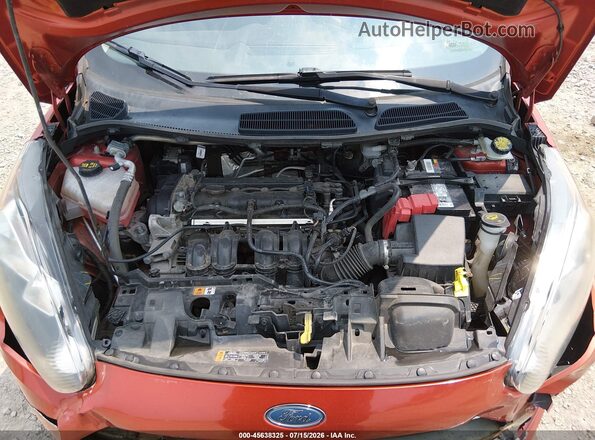 3FADP4BJ4KM160995 2019 FORD FIESTA Red Rear view