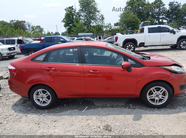 3FADP4BJ4KM160995 2019 FORD FIESTA Red Rear interior view