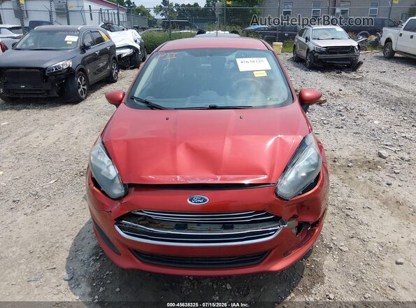 3FADP4BJ4KM160995 2019 FORD FIESTA Red Instrument cluster view