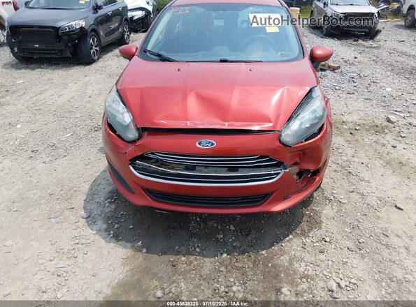 3FADP4BJ4KM160995 2019 FORD FIESTA Red Front view