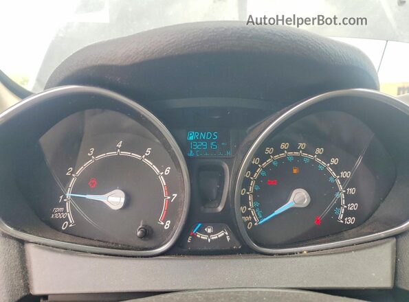 3FADP4BJ4KM161306 2019 FORD FIESTA Black ხელსაწყოთა პანელის ხედი