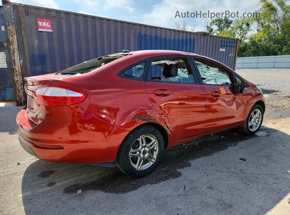 3FADP4BJ5JM100805 2018 FORD FIESTA Red Tył prawy