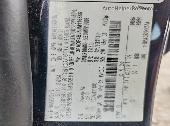 3FADP4BJ5JM116566 2018 FORD FIESTA Black Engine compartment view