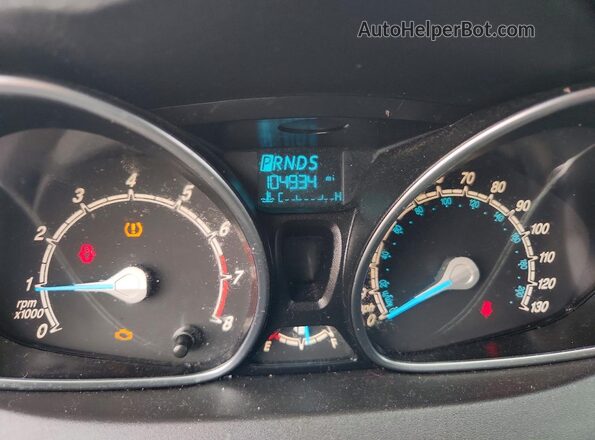 3FADP4BJ5JM116566 2018 FORD FIESTA Black Instrument cluster view
