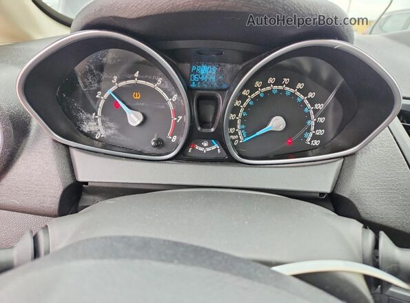 3FADP4BJ5KM111840 2019 FORD FIESTA Black Вид щитка приладів