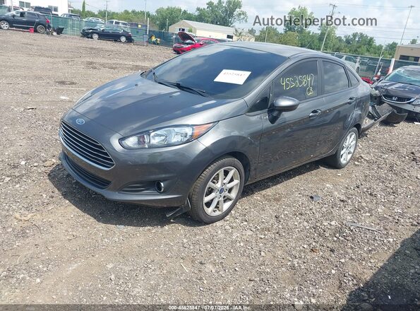 3FADP4BJ5KM149567 2019 FORD FIESTA Gray Առջևի ձախ երեք քառորդ տեսարան