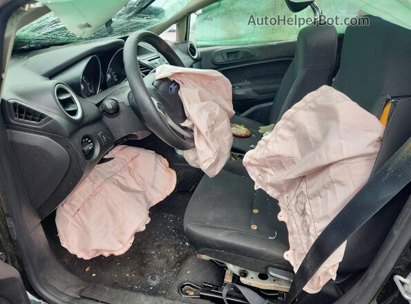 3FADP4BJ5KM153344 2019 FORD FIESTA Black Вид салону спереду