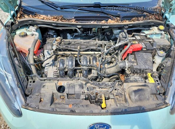 3FADP4BJ6HM147206 2017 FORD FIESTA Бирюзовый Вид задней части салона