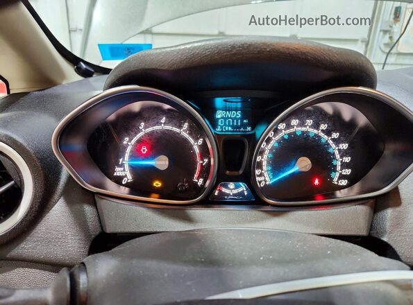 3FADP4BJ6HM171960 2017 FORD FIESTA Gray Instrument cluster view