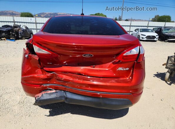 3FADP4BJ6JM112302 2018 FORD FIESTA Red Հետևի տեսք
