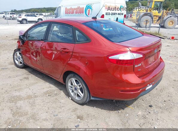 3FADP4BJ6KM108901 2019 FORD FIESTA Red Հետևի ձախ
