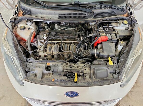 3FADP4BJ6KM129084 2019 FORD FIESTA Белый Вид задней части салона