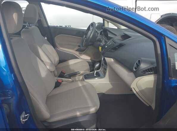 3FADP4BJ6KM158584 2019 FORD FIESTA Синий Вид салона спереди