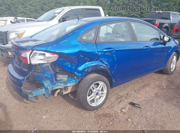 3FADP4BJ6KM158584 2019 FORD FIESTA Синий Задняя правая четверть