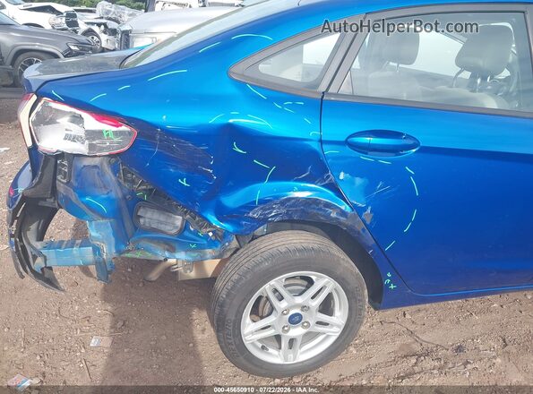 3FADP4BJ6KM158584 2019 FORD FIESTA Синий Вид щитка приборов
