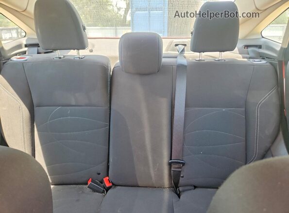 3FADP4BJ6KM166216 2019 FORD FIESTA Red უკანა სავარძლების ხედი