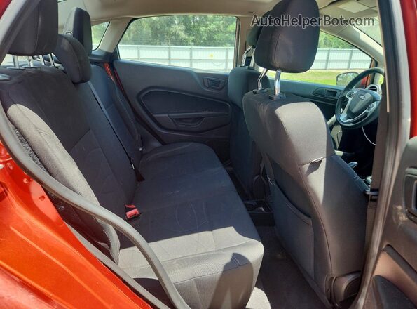 3FADP4BJ6KM166216 2019 FORD FIESTA Red უკანა სალონის ხედი