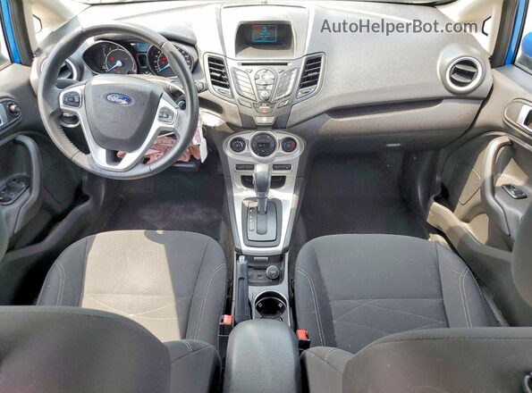3FADP4BJ7GM194503 2016 FORD FIESTA Синий Вид панели приборов