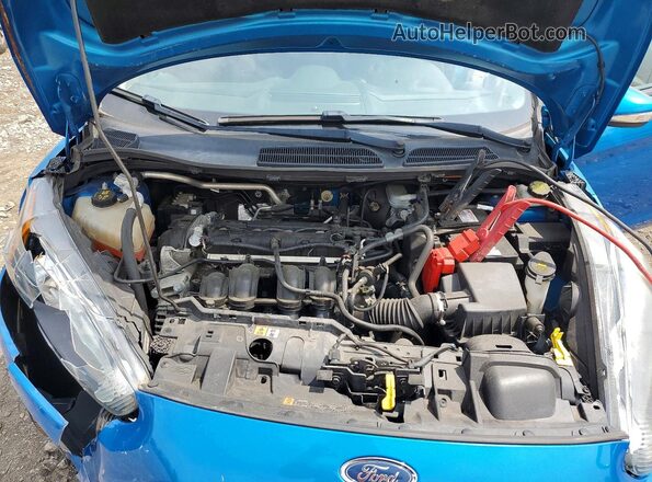 3FADP4BJ7GM194503 2016 FORD FIESTA Синий Вид задней части салона