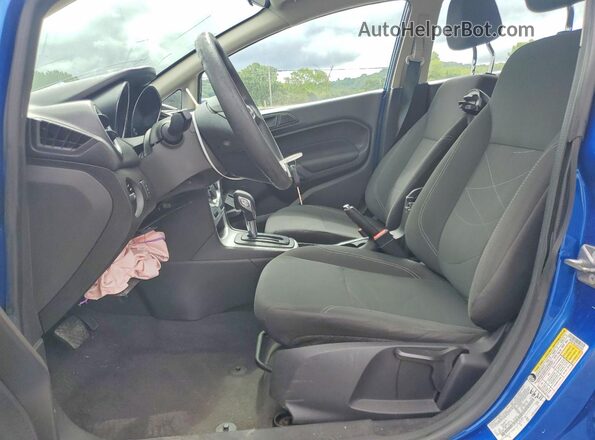 3FADP4BJ7JM126354 2018 FORD FIESTA Blue Front interior view