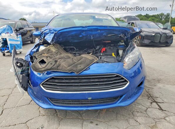 3FADP4BJ7JM126354 2018 FORD FIESTA Blue Front view