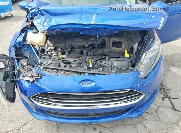 3FADP4BJ7JM126354 2018 FORD FIESTA Blue Rear interior view