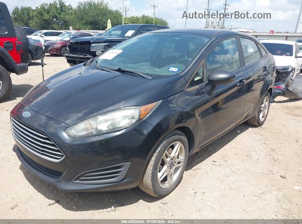 3FADP4BJ7JM129612 2018 FORD FIESTA Black წინა მარცხენა ხედი სამი მეოთხედიდან