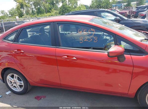 3FADP4BJ7JM142537 2018 FORD FIESTA Red Вид задньої частини салону