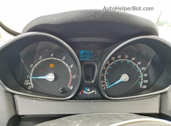 3FADP4BJ7KM109295 2019 FORD FIESTA Gray ხელსაწყოთა პანელის ხედი