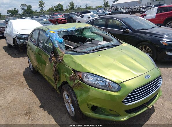 3FADP4BJ7KM129319 2019 FORD FIESTA Зеленый Вид спереди
