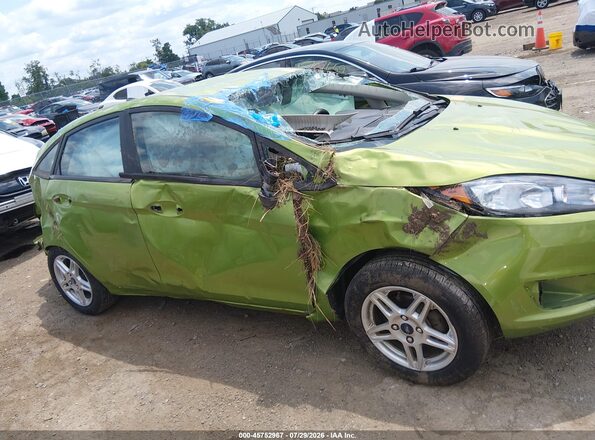 3FADP4BJ7KM129319 2019 FORD FIESTA Зеленый Вид щитка приборов