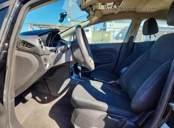 3FADP4BJ7KM153698 2019 FORD FIESTA Black Вид салону спереду