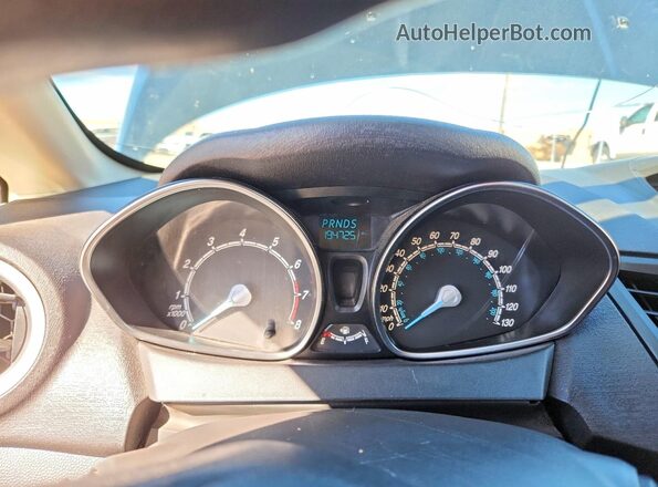 3FADP4BJ7KM153698 2019 FORD FIESTA Black Вид щитка приладів