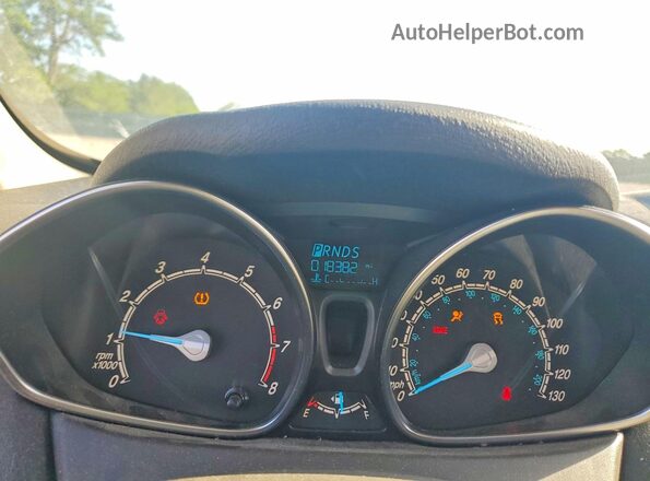 3FADP4BJ8GM144158 2016 FORD FIESTA Синий Вид щитка приборов