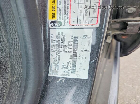 3FADP4BJ8HM143738 2017 FORD FIESTA Gray Widok komory silnika