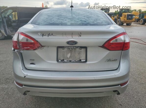 3FADP4BJ8JM132230 2018 FORD FIESTA Silver Հետևի տեսք