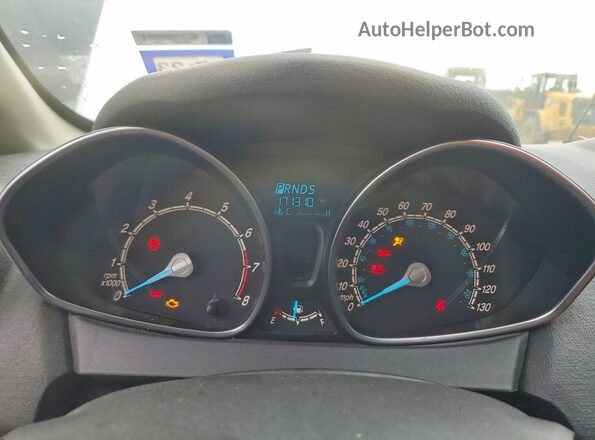 3FADP4BJ8JM132230 2018 FORD FIESTA Silver Սարքավորումների վահանակի տեսք