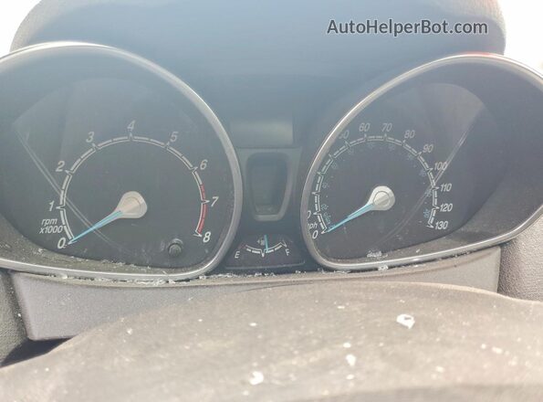3FADP4BJ8JM143650 2018 FORD FIESTA Белый Вид щитка приборов