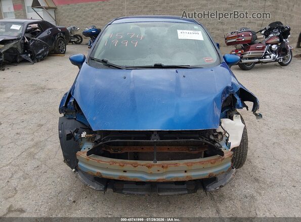 3FADP4BJ8KM128289 2019 FORD FIESTA Blue Front view