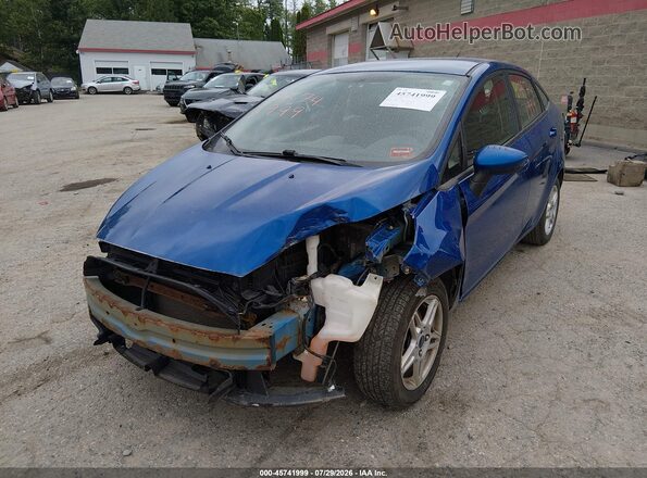 3FADP4BJ8KM128289 2019 FORD FIESTA Blue Rear interior view