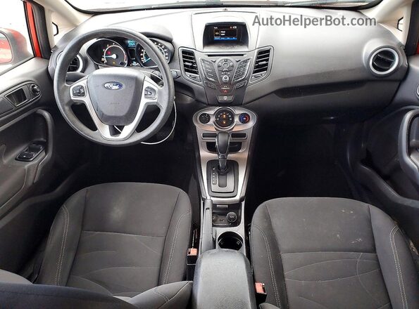 3FADP4BJ8KM128440 2019 FORD FIESTA Red წინა პანელის ხედი