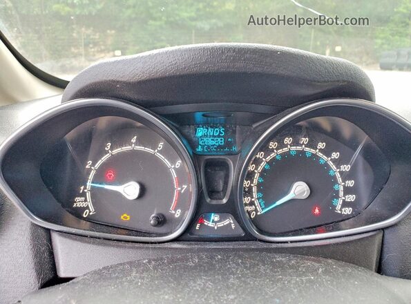 3FADP4BJ8KM128440 2019 FORD FIESTA Red ხელსაწყოთა პანელის ხედი