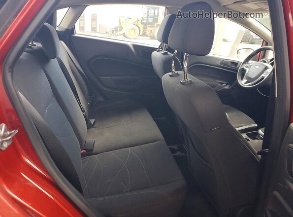 3FADP4BJ8KM128440 2019 FORD FIESTA Red უკანა სავარძლების ხედი