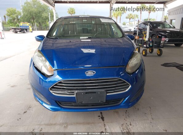 3FADP4BJ8KM159882 2019 FORD FIESTA Blue ხელსაწყოთა პანელის ხედი