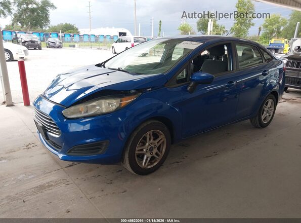 3FADP4BJ8KM159882 2019 FORD FIESTA Blue წინა მარცხენა ხედი სამი მეოთხედიდან